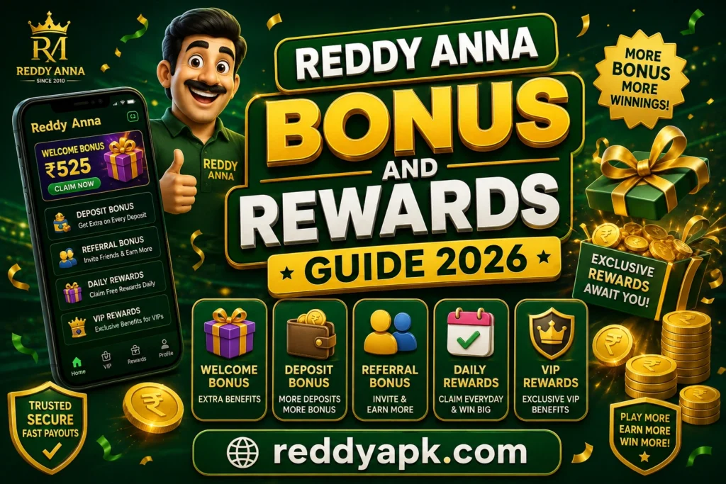 Reddy Anna Bonus and Rewards Guide 2026