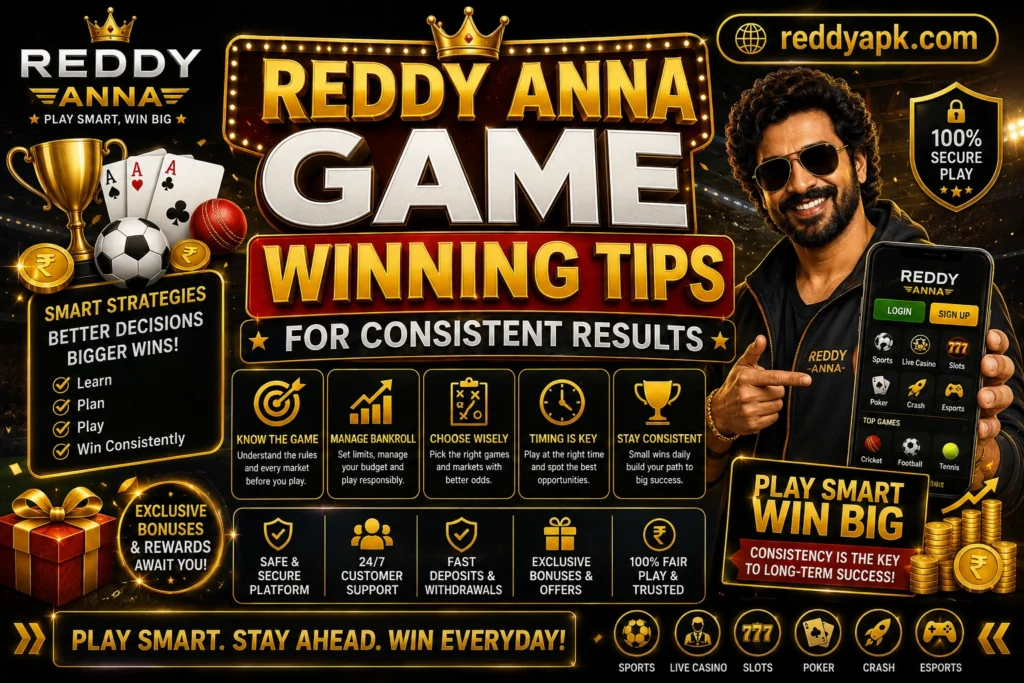 Reddy Anna Game Winning Tips for Consistent Results