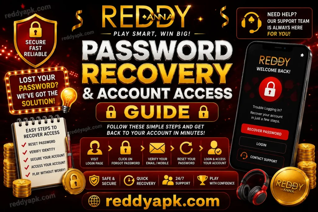 Reddy Anna Password Recovery and Account Access Guide